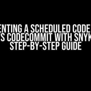 Implementing a Scheduled Code Scan on AWS CodeCommit with Snyk: A Step-by-Step Guide