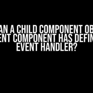 VueJS: Can a Child Component Observe if a Parent Component has Defined its Event Handler?